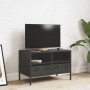 Mueble para TV acero laminado en frío negro 68x39x43,5 cm by , TV Furniture - Ref: Foro24-851316, Price: 66,60 €, Discount: %