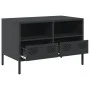 Mueble para TV acero laminado en frío negro 68x39x43,5 cm von , TV-Möbel - Ref: Foro24-851316, Preis: 65,97 €, Rabatt: %