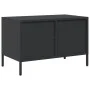 Mueble para TV acero laminado en frío negro 68x39x43,5 cm von , TV-Möbel - Ref: Foro24-851316, Preis: 65,97 €, Rabatt: %