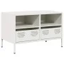 Mueble para TV acero laminado en frío blanco 68x39x43,5 cm von , TV-Möbel - Ref: Foro24-851321, Preis: 69,20 €, Rabatt: %
