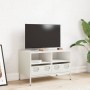 Mueble para TV acero laminado en frío blanco 68x39x43,5 cm de , Muebles TV - Ref: Foro24-851321, Precio: 69,85 €, Descuento: %