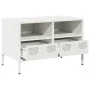 Mueble para TV acero laminado en frío blanco 68x39x43,5 cm von , TV-Möbel - Ref: Foro24-851321, Preis: 69,20 €, Rabatt: %