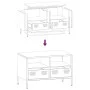 Mueble para TV acero laminado en frío blanco 68x39x43,5 cm von , TV-Möbel - Ref: Foro24-851321, Preis: 69,20 €, Rabatt: %