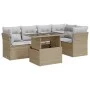 Juego de sofás jardín con cojines 6 pzas ratán sintético beige by , Garden sets - Ref: Foro24-3326160, Price: 427,08 €, Disco...