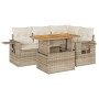 Juego de sofás jardín con cojines 5 pzas ratán sintético beige von , Gartensets - Ref: Foro24-3327145, Preis: 434,43 €, Rabat...