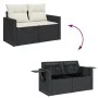 Set de sofás de jardín con cojines 9 pzas ratán sintético negro by , Garden sets - Ref: Foro24-3327164, Price: 616,77 €, Disc...