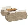 Juego de sofás jardín con cojines 6 pzas ratán sintético beige by , Garden sets - Ref: Foro24-3327215, Price: 567,37 €, Disco...