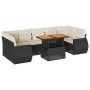 Set de sofás de jardín y cojines 8 piezas ratán sintético negro von , Gartensets - Ref: Foro24-3327234, Preis: 551,09 €, Raba...