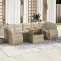 Set de sofás de jardín y cojines 8 piezas ratán sintético beige von , Gartensets - Ref: Foro24-3327236, Preis: 621,55 €, Raba...