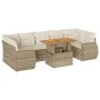 Set de sofás de jardín y cojines 8 piezas ratán sintético beige von , Gartensets - Ref: Foro24-3327236, Preis: 621,55 €, Raba...