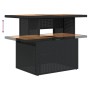 Set de muebles de jardín 5 pzas y cojines ratán sintético negro by , Garden sets - Ref: Foro24-3327255, Price: 382,38 €, Disc...