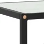 Mueble para TV negro con vidrio de mármol blanco 100x40x40 cm de vidaXL, Muebles TV - Ref: Foro24-322857, Precio: 73,65 €, De...