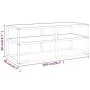 Mueble para TV negro con vidrio de mármol blanco 100x40x40 cm de vidaXL, Muebles TV - Ref: Foro24-322857, Precio: 73,65 €, De...