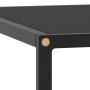 Schwarzer Couchtisch mit schwarzem Glas 60x60x35 cm von vidaXL, Couchtisch - Ref: Foro24-322872, Preis: 54,51 €, Rabatt: %