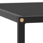 Schwarzer Couchtisch mit schwarzem Glas 60x60x35 cm von vidaXL, Couchtisch - Ref: Foro24-322872, Preis: 53,66 €, Rabatt: %