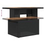 Set de sofás de jardín 6 piezas y cojines ratán sintético negro by , Garden sets - Ref: Foro24-3327325, Price: 467,16 €, Disc...
