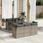Set de muebles de jardín 6 pzas y cojines ratán sintético gris de , Conjuntos de jardín - Ref: Foro24-3326101, Precio: 425,35...