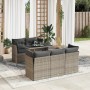 Set de muebles de jardín 6 pzas y cojines ratán sintético gris by , Garden sets - Ref: Foro24-3326101, Price: 431,21 €, Disco...