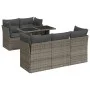 Set de muebles de jardín 6 pzas y cojines ratán sintético gris de , Conjuntos de jardín - Ref: Foro24-3326101, Precio: 425,35...