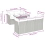 Set de muebles de jardín 6 pzas y cojines ratán sintético gris by , Garden sets - Ref: Foro24-3326101, Price: 431,21 €, Disco...