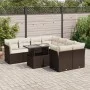Set de sofás de jardín 9 pzas y cojines ratán sintético marrón by , Garden sets - Ref: Foro24-3326134, Price: 659,33 €, Disco...