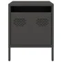 Mesitas de noche 2 uds acero negra 35x39x43,5 cm de , Mesitas de noche - Ref: Foro24-851245, Precio: 70,35 €, Descuento: %