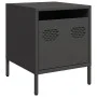 Mesitas de noche 2 uds acero negra 35x39x43,5 cm de , Mesitas de noche - Ref: Foro24-851245, Precio: 70,35 €, Descuento: %