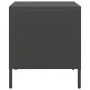Mesitas de noche 2 uds acero negra 35x39x43,5 cm de , Mesitas de noche - Ref: Foro24-851245, Precio: 70,35 €, Descuento: %
