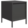 Mesitas de noche 2 uds acero negra 35x39x43,5 cm by , Nightstands - Ref: Foro24-851245, Price: 71,47 €, Discount: %
