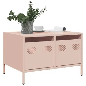 Mueble para TV acero laminado en frío rosa 68x50x43,5 cm by , TV Furniture - Ref: Foro24-851239, Price: 80,47 €, Discount: %