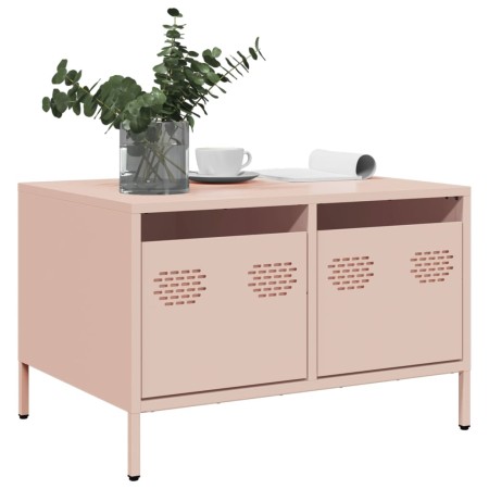 Mueble para TV acero laminado en frío rosa 68x50x43,5 cm by , TV Furniture - Ref: Foro24-851239, Price: 81,15 €, Discount: %
