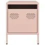Mesitas de noche 2 unidades acero rosa 35x39x43,5 cm by , Nightstands - Ref: Foro24-851247, Price: 73,94 €, Discount: %