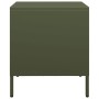 Mesitas de noche 2 unidades acero verde oliva 35x39x43,5 cm by , Nightstands - Ref: Foro24-851253, Price: 74,66 €, Discount: %