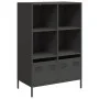 Aparador acero negro 68x39x103,5 cm de , Aparadores - Ref: Foro24-851382, Precio: 105,43 €, Descuento: %