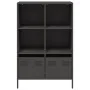 Aparador acero negro 68x39x103,5 cm de , Aparadores - Ref: Foro24-851382, Precio: 105,43 €, Descuento: %