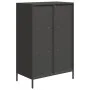 Aparador acero negro 68x39x103,5 cm de , Aparadores - Ref: Foro24-851382, Precio: 105,43 €, Descuento: %