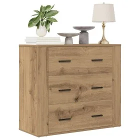 Aparador madera de ingeniería roble artisan 80x33x70 cm von , Sideboards - Ref: Foro24-857086, Preis: 113,38 €, Rabatt: %
