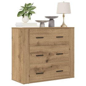 Aparador madera de ingeniería roble artisan 80x33x70 cm von , Sideboards - Ref: Foro24-857086, Preis: 115,40 €, Rabatt: %