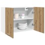 Armario colgante madera de ingeniería roble artisan 80x31x60 cm by , Kitchen cabinets - Ref: Foro24-856111, Price: 77,59 €, D...