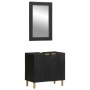 Juego de muebles de baño 2 pzas madera contrachapada negro von , Badezimmermöbel - Ref: Foro24-3309994, Preis: 158,04 €, Raba...