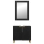Juego de muebles de baño 2 pzas madera contrachapada negro von , Badezimmermöbel - Ref: Foro24-3309994, Preis: 158,04 €, Raba...