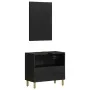 Juego de muebles de baño 2 pzas madera contrachapada negro de , Muebles de baño - Ref: Foro24-3309994, Precio: 150,39 €, Desc...