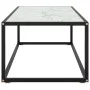 Schwarzer Couchtisch mit weißem Marmorglas 100x50x35 cm von vidaXL, Couchtisch - Ref: Foro24-322881, Preis: 79,22 €, Rabatt: %