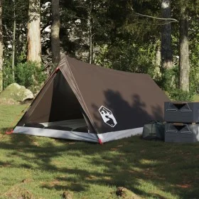 Tienda de campaña para 2 personas impermeable marrón by , tents - Ref: Foro24-4009625, Price: 37,93 €, Discount: %