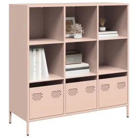 Aparador de acero rosa 101,5x39x103,5 cm by , Sideboards - Ref: Foro24-851389, Price: 126,67 €, Discount: %