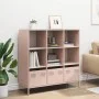 Aparador de acero rosa 101,5x39x103,5 cm de , Aparadores - Ref: Foro24-851389, Precio: 127,61 €, Descuento: %