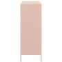 Aparador de acero rosa 101,5x39x103,5 cm de , Aparadores - Ref: Foro24-851389, Precio: 127,61 €, Descuento: %