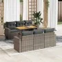 Set de sofás de jardín 7 pzas con cojines ratán sintético gris von , Gartensets - Ref: Foro24-3327000, Preis: 506,23 €, Rabat...