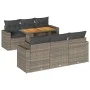 Set de sofás de jardín 7 pzas con cojines ratán sintético gris von , Gartensets - Ref: Foro24-3327000, Preis: 506,23 €, Rabat...