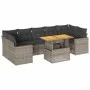 Set de sofás de jardín y cojines 8 piezas ratán sintético gris by , Garden sets - Ref: Foro24-3327014, Price: 544,81 €, Disco...